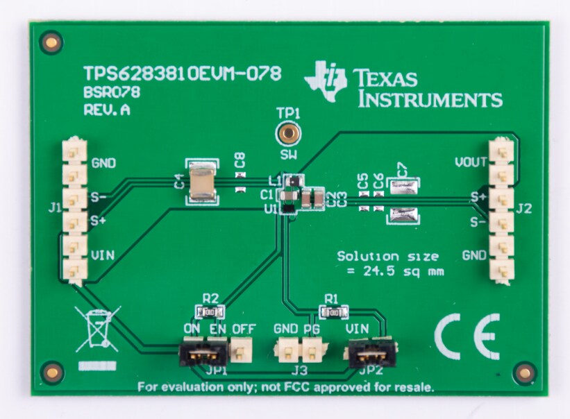 Location Circuit - Texas Instruments TPS6283810EVM-078 Evaluation Module